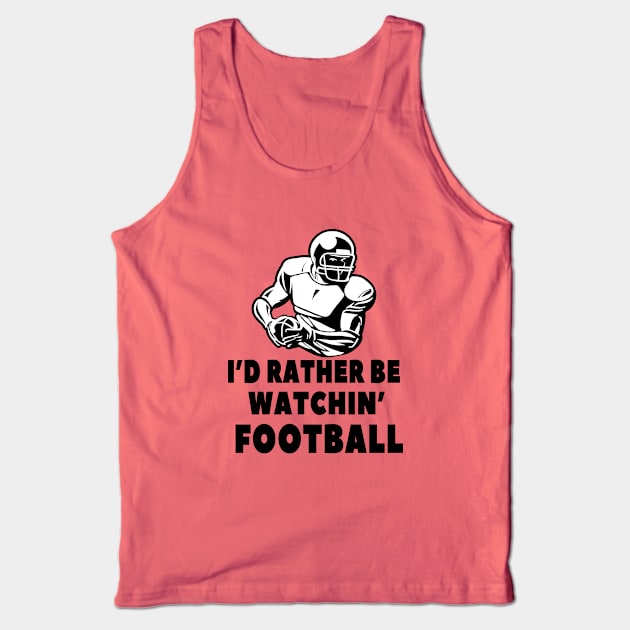 American Football Slogan Tank Top by Foxxy Merch